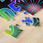 名「JADE」、おもしろい「ハッピーバースデー」 ジグソーパズル (側面)