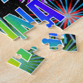 名「JENNA」、おもしろい「ハッピーバースデー」 ジグソーパズル (側面)