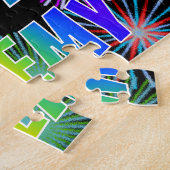 名「JEREMY」、おもしろい「ハッピーバースデー」 ジグソーパズル (側面)