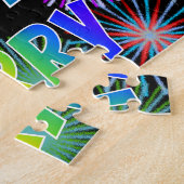 名「JERRY」、おもしろい「ハッピーバースデー」 ジグソーパズル (側面)