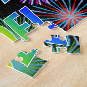 名「JOEL」、おもしろい「ハッピーバースデー」 ジグソーパズル (側面)