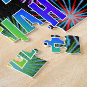 名「JOSIAH」、おもしろい「ハッピーバースデー」 ジグソーパズル (側面)