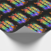 名「JULIAN」、おもしろい「ハッピーバースデー」 ラッピングペーパー (角)