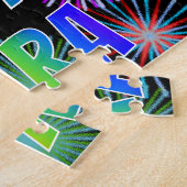 名「KARA」、おもしろい「ハッピーバースデー」 ジグソーパズル (側面)