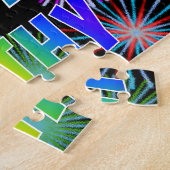 名「KATHY」、おもしろい「ハッピーバースデー」 ジグソーパズル (側面)