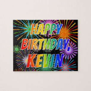 名「KEVIN」、おもしろい「ハッピーバースデー」 ジグソーパズル