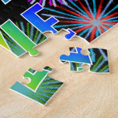 名「KYLE」、おもしろい「ハッピーバースデー」 ジグソーパズル (側面)