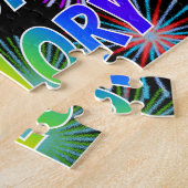 名「MALLORY」、おもしろい「ハッピーバースデー」 ジグソーパズル (側面)