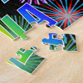 名「MILA」、おもしろい「ハッピーバースデー」 ジグソーパズル (側面)