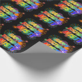 名「MISTY」、おもしろい「ハッピーバースデー」 ラッピングペーパー (角)