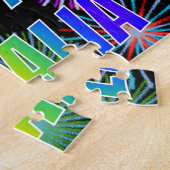 名「NATALIA」、おもしろい「ハッピーバースデー」 ジグソーパズル (側面)