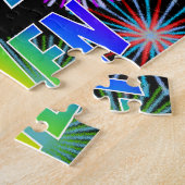 名「OWEN」、おもしろい「ハッピーバースデー」 ジグソーパズル (側面)