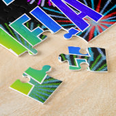 名「PAMELA」、おもしろい「ハッピーバースデー」 ジグソーパズル (側面)