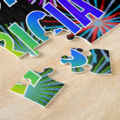 名「PATRICIA」、おもしろい「ハッピーバースデー」 ジグソーパズル (側面)