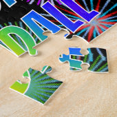 名「RANDALL」、おもしろい「ハッピーバースデー」 ジグソーパズル (側面)