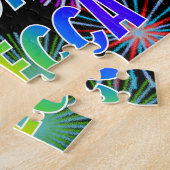 名「REBECCA」、おもしろい「ハッピーバースデー」 ジグソーパズル (側面)