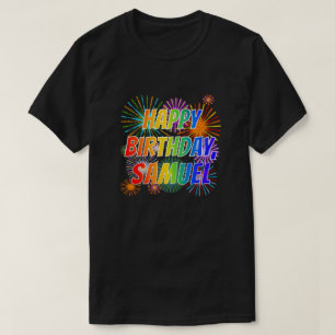 名「SAMUEL」、おもしろい「ハッピーバースデー」 Tシャツ