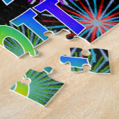 名「SCOTT」、おもしろい「ハッピーバースデー」 ジグソーパズル (側面)