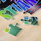 名「SEBASTIAN」、おもしろい「ハッピーバースデー」 ジグソーパズル (側面)