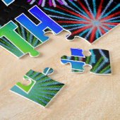 名「SETH」、おもしろい「ハッピーバースデー」 ジグソーパズル (側面)