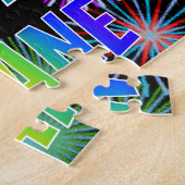 名「SHANE」、おもしろい「ハッピーバースデー」 ジグソーパズル (側面)