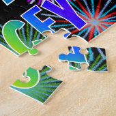 名「STACEY」、おもしろい「ハッピーバースデー」 ジグソーパズル (側面)