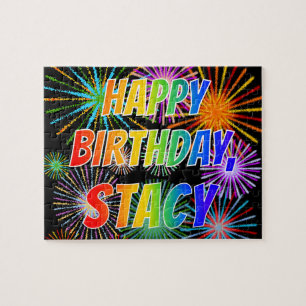 名「STACY」、おもしろい「ハッピーバースデー」 ジグソーパズル