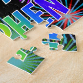 名「STEPHEN」、おもしろい「ハッピーバースデー」 ジグソーパズル (側面)