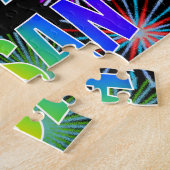 名「SUSAN」、おもしろい「ハッピーバースデー」 ジグソーパズル (側面)