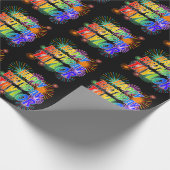 名「TAYLOR」、おもしろい「ハッピーバースデー」 ラッピングペーパー (角)