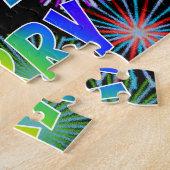 名「TERRY」、おもしろい「ハッピーバースデー」 ジグソーパズル (側面)