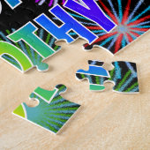 名「TIMOTHY」、おもしろい「ハッピーバースデー」 ジグソーパズル (側面)