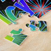 名「TRACY」、おもしろい「ハッピーバースデー」 ジグソーパズル (側面)