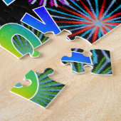 名「TROY」、おもしろい「ハッピーバースデー」 ジグソーパズル (側面)