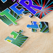 名「WALTER」、おもしろい「ハッピーバースデー」 ジグソーパズル (側面)