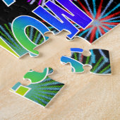 名「WILLOW」、おもしろい「ハッピーバースデー」 ジグソーパズル (側面)