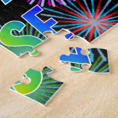 名JASE、おもしろいハッピーバースデー ジグソーパズル (側面)