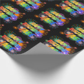 名JASE、おもしろいハッピーバースデー ラッピングペーパー (角)