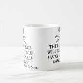 吐いて下さい及び鼻糞"敗北続ける"が…. コーヒーマグカップ (中央)