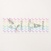 吐き出しますヨガ/めい想のユニコーンを吸い込んで下さい ヨガマット (正面(横))