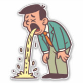 吐く シール (正面)