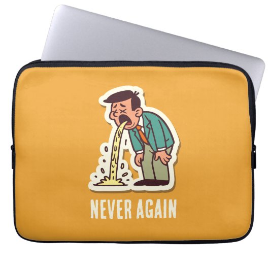 吐く ラップトップスリーブ (正面)