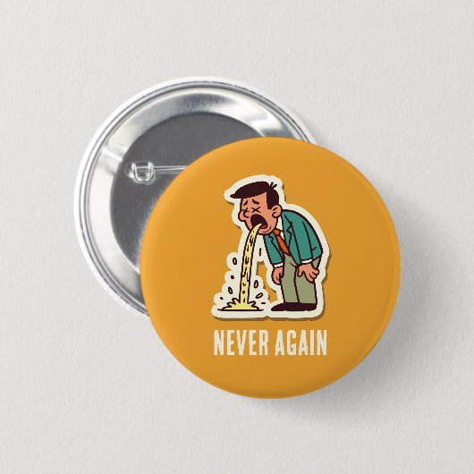 吐く 缶バッジ (正面&裏面)