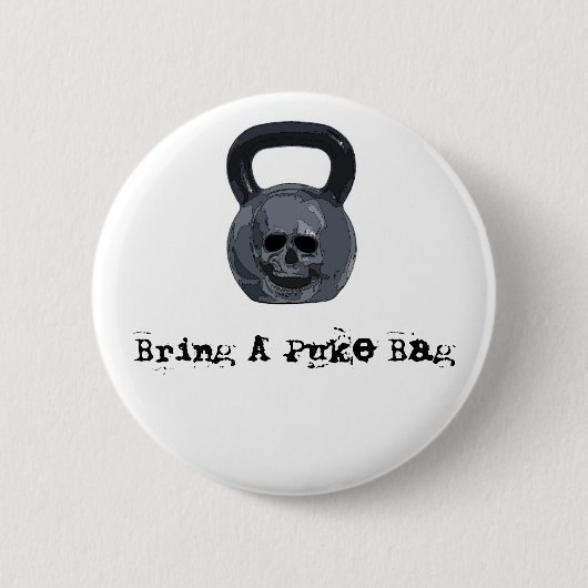 吐のバッグボタンを持って来て下さい 缶バッジ (正面)