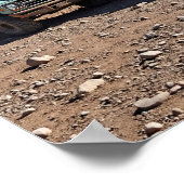 向かい合うヴィンテージトラック ポスター (角)