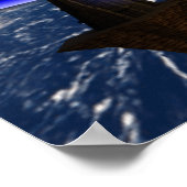 向かい合う世界 ポスター (角)