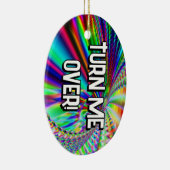 向きを変えろ!--感謝してい!私はそれを必要とした! セラミックオーナメント (右)