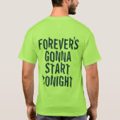 向き直して下さい Tシャツ (裏面)