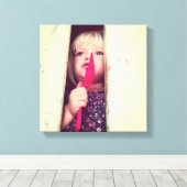 向こうが良そうだ キャンバスプリント (インサイチュ (ウッドフロア))