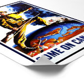 向こうで舐める ポスター (角)